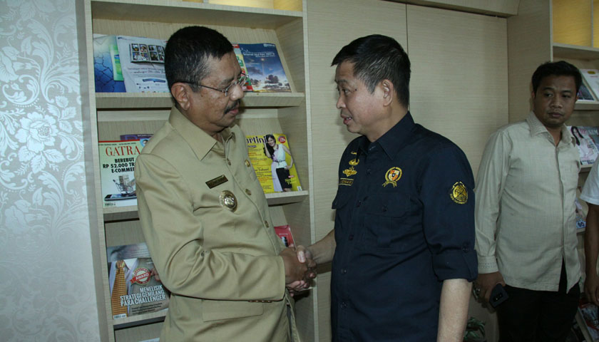 gubsu dampingi menteri