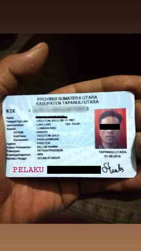 nenek dibunuh tetangga di taput ktp