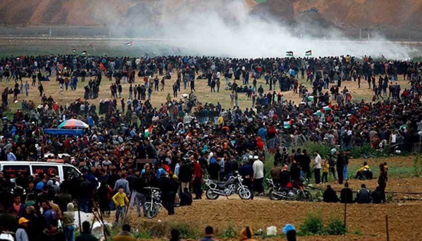penduduk gaza tewas