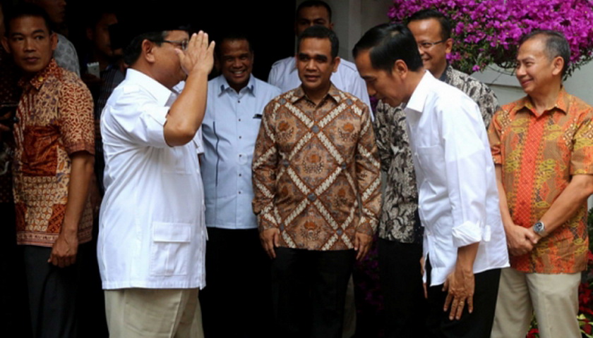 pertemuan Jokowi dan Prabowo