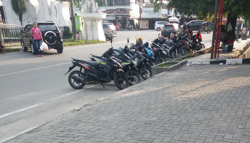 kemacetan di Kota Medan