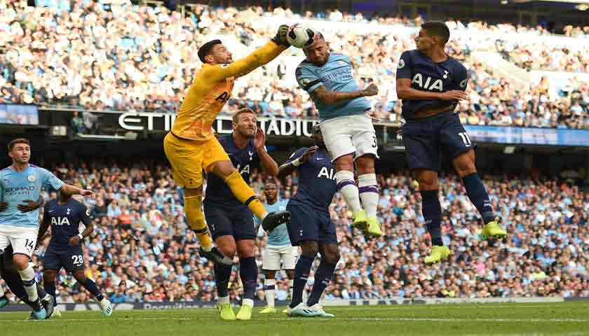 manchester city ditahan tottenham hotspur