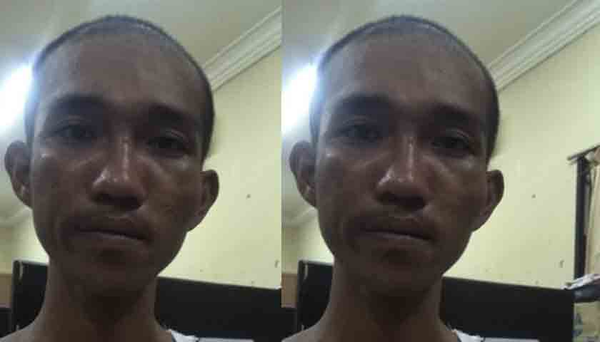 Penjambret ponsel bonyok