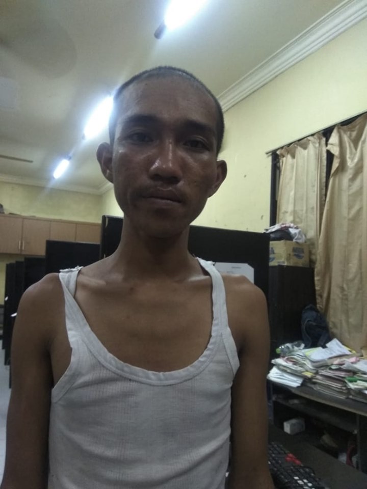 Penjambret ponsel bonyok2