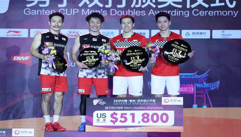 the minions juara fuzhou china open 2019