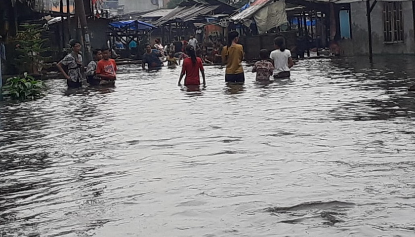 banjir di Medan Utara