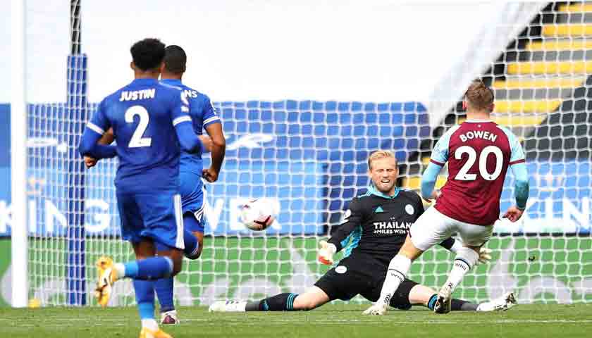 west ham united permalukan leicester