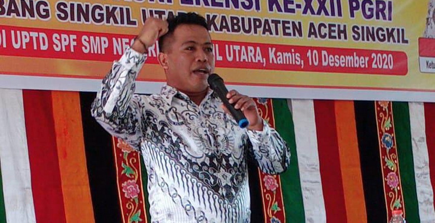 Ketua PGRI Kecamatan Singkil