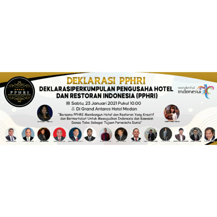 Besok, Perkumpulan Pengusah Hotel dan Restoran Indonesia Gelar Deklarasi