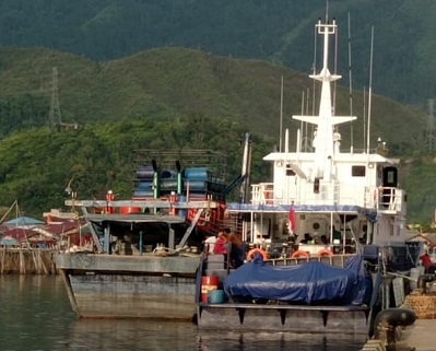 Kapal 70 GT Ditangkap di Pulai Hilir Madina