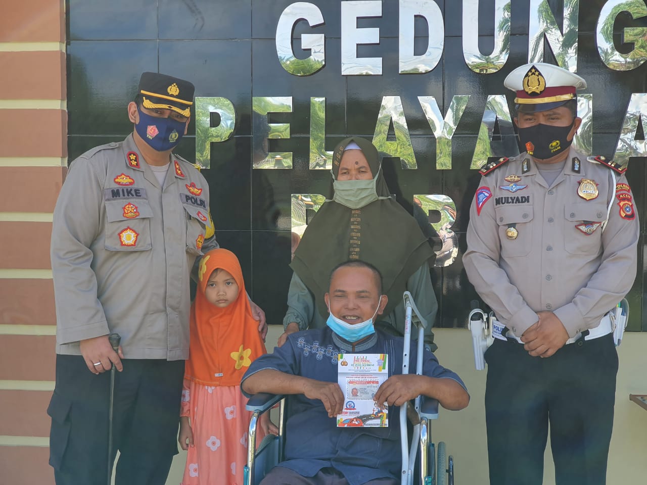 Peringatan HPN 2021, Polres Aceh Singkil beri SIM Gratis Bagi Penyandang Disabilitas
