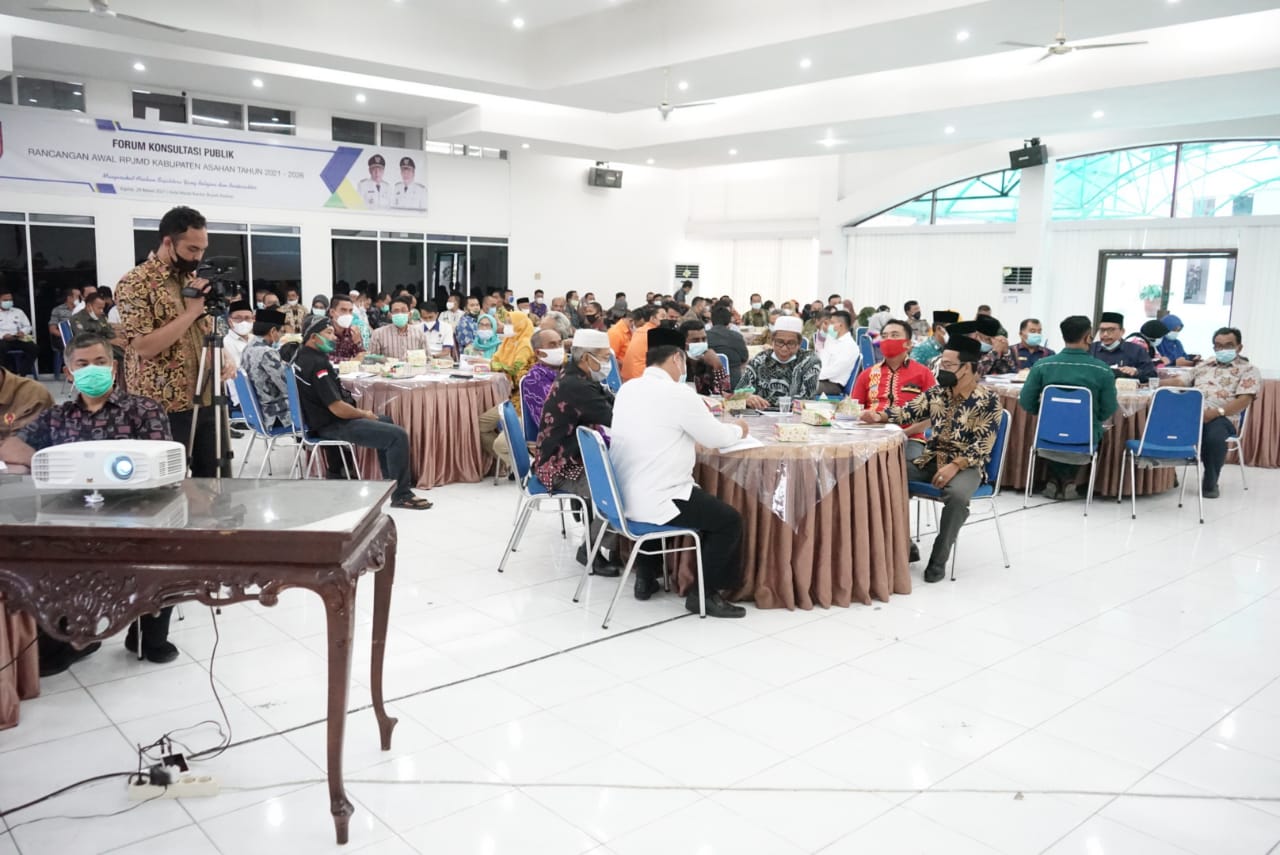 Bupati Asahan Buka Forum Konsultasi Publik Rancangan RPJMD 2021-2026