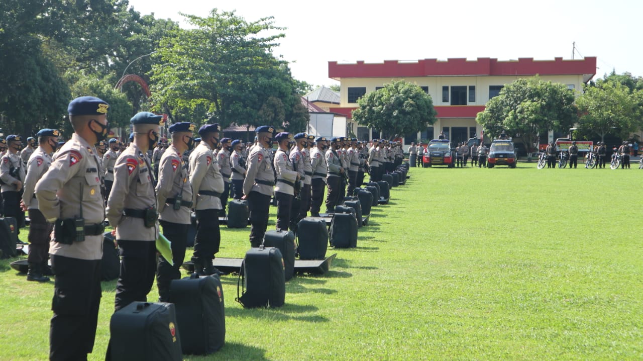 Pemungutan Suara Ulang Pilkada, 2 SSK Brimob Polda Sumut Disiagakan
