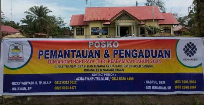 Disnaker Aceh Singkil
