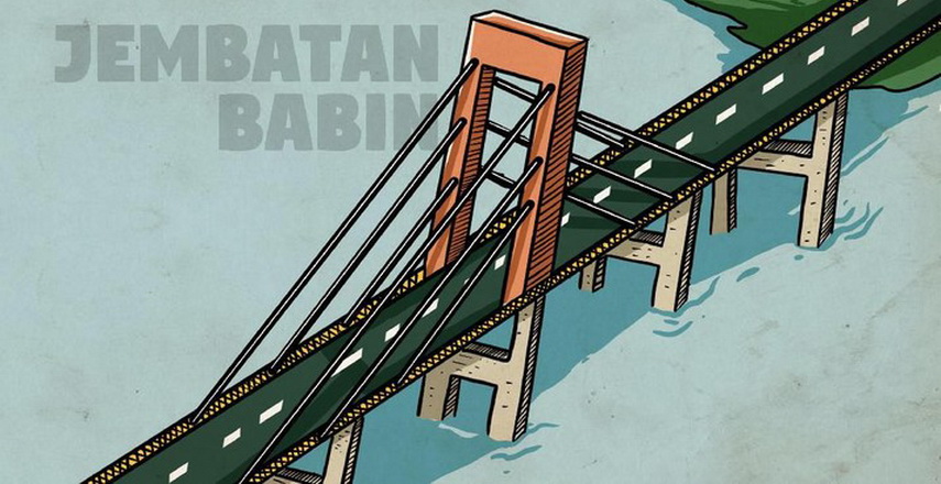 jembatan terpanjang di Indonesia