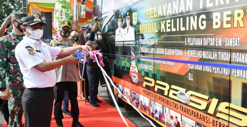 Bupati Sergai Darma Wijaya pimpin Apel