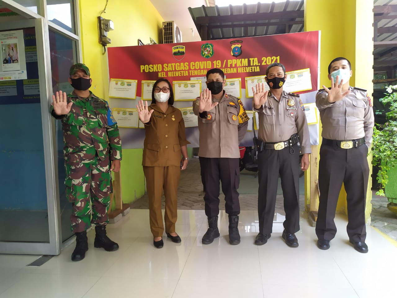 Sat Binmas Polrestabes Medan Cek Kesiapan Posko Covid-19