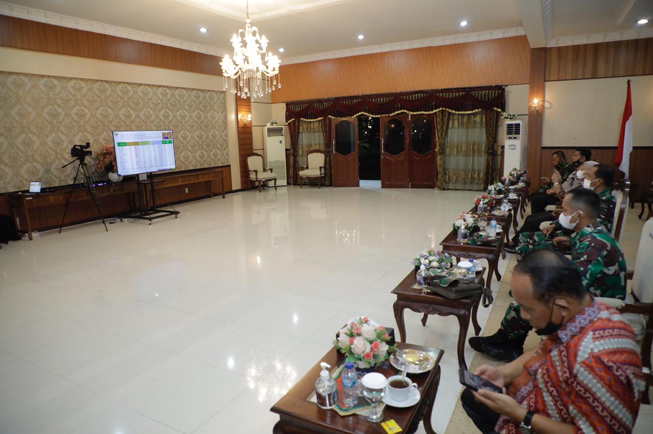Bupati Asahan dan Forkopimda Rakor Evaluasi Pelaksanaan PPKM Mikro