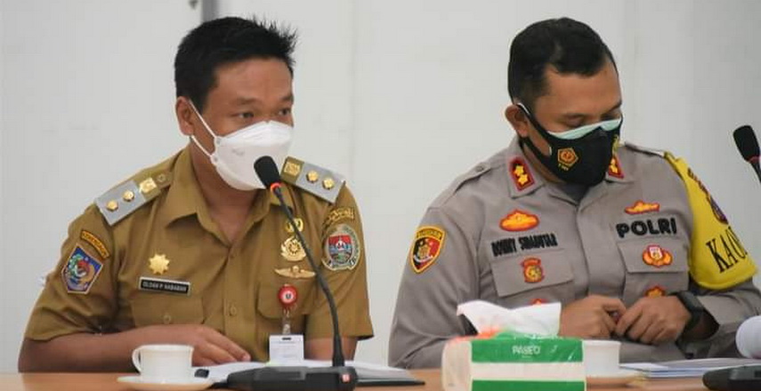 Rakor dalam rangka penanganan Covid-19