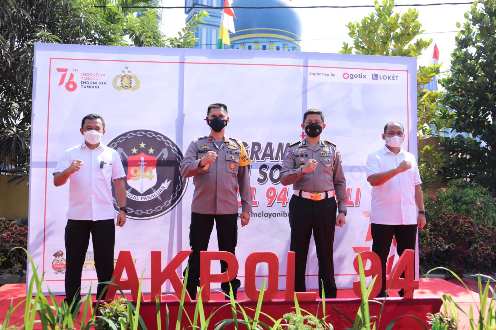 Serentak di Indonesia, Alumni Akpol 94 Tunggal Panaluan Bantu Warga Terdampak Covid-19