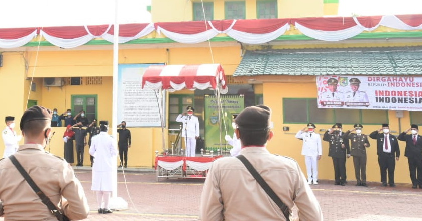 Detik-Detik Proklamasi Kemerdekaan RI di Sergai Berlangsung Khidmat