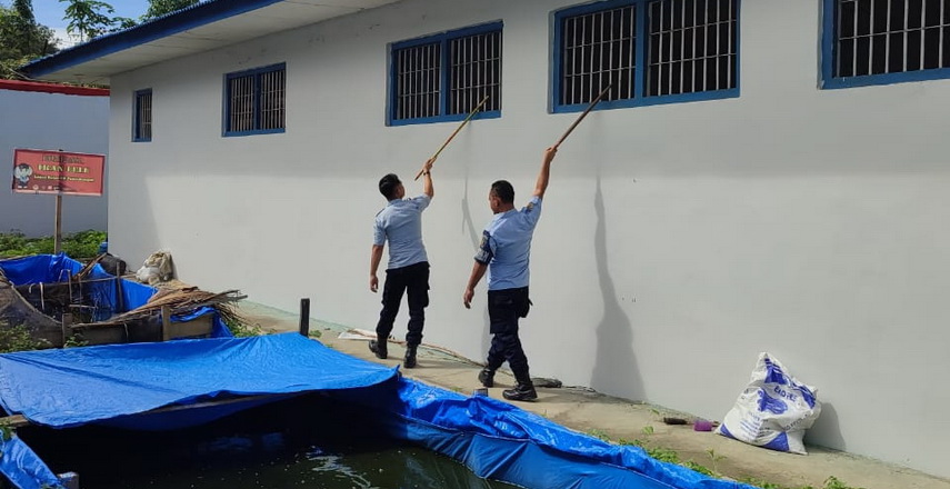 Lembaga Pemasyarakatan (Lapas) Kelas IIB Panyabungan melaksanakan kegiatan pengecekan