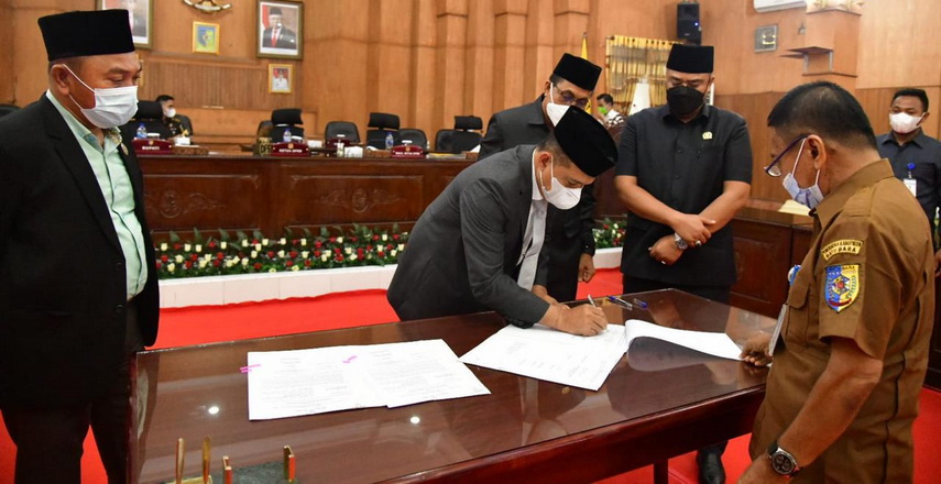 Ranperda Perubahan APBD 2021 Kabupaten Batubara Diterima dan Disetujui DPRD