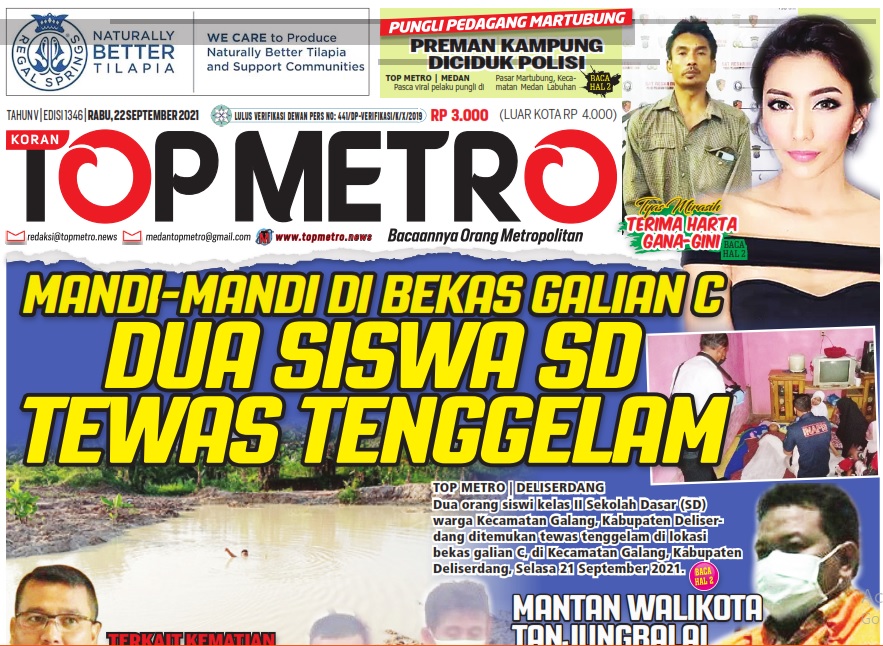 Epaper Top Metro Edisi 1346, Tanggal 22 September 2021