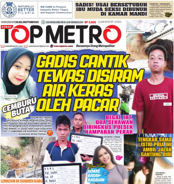 Epaper Top Metro Edisi 1350, Tanggal 28 September 2021