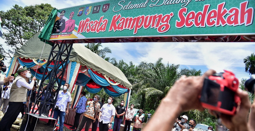 Pembangunan Kampung Sedekah KSJ di Batubara