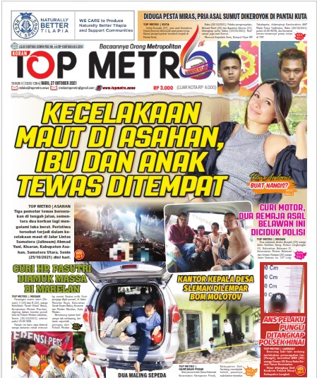  Epaper Top Metro Edisi 1362, Tanggal 15 Oktober 2021