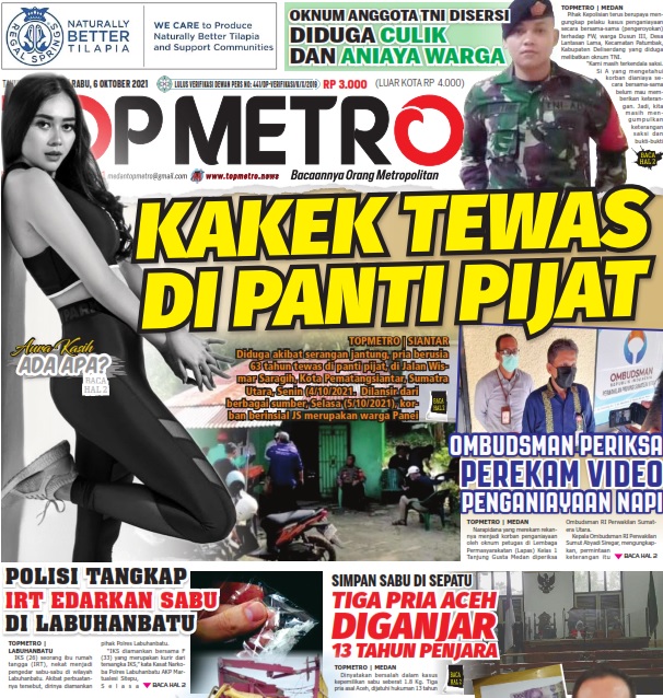 Epaper Top Metro Edisi 1356, Tanggal 6 Oktober 2021