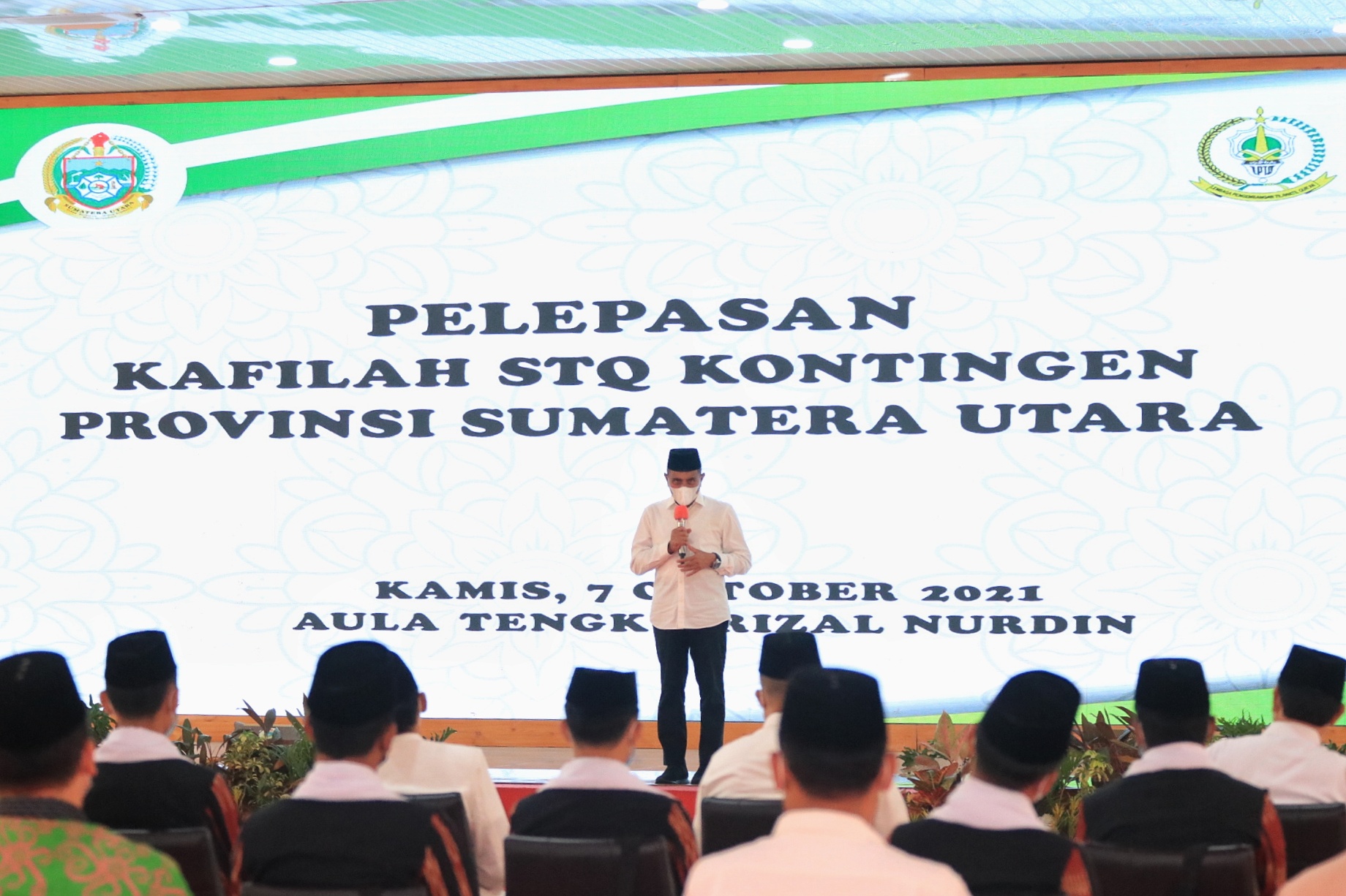 Gubernur Berangkatkan 20 Kafilah Sumut Ikuti STQ XXVI Maluku Utara
