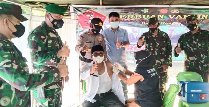 Kodim 0109/Aceh Singkil selenggarakan kegiatan Serbuan Vaksinasi