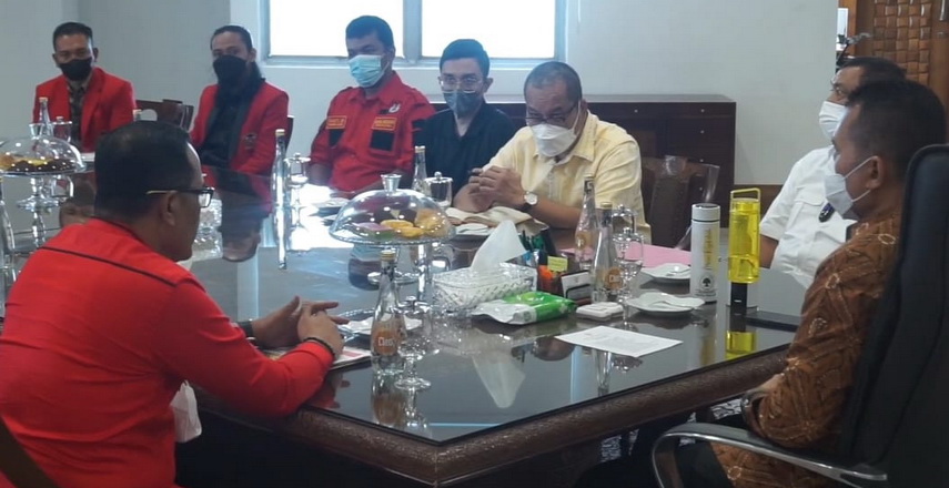 Jelang Pelantikan, Ketua DPD Golkar Terima Audensi Depidar Soksi Sumut