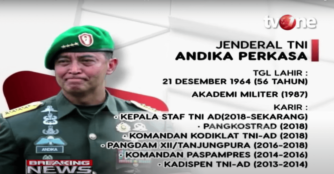 Profil Jenderal Andika Perkasa, Calon Tunggal Panglima TNI Pilihan Presiden Joko Widodo