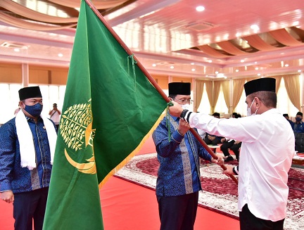 Lepas Kafilah KORPRI Sumut ke MTQ Nasional, Gubernur Harap Juara