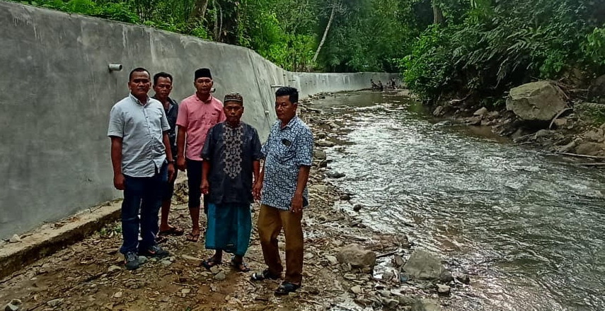 Pembangunan Pengalian Banjir Selesai, Warga Tambangan Tonga Ucapkan Terima Kasih kepada Gubsu