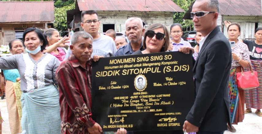 Monumen Sing Sing So untuk Komponis Batak S.Dis Sitompul
