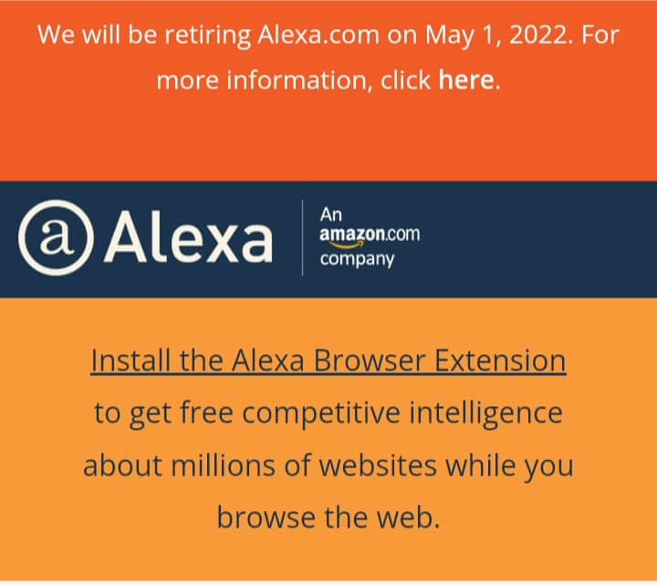 Amazon Tutup Website Pengukur Ranking Alexa.com, Pada Mei 2022