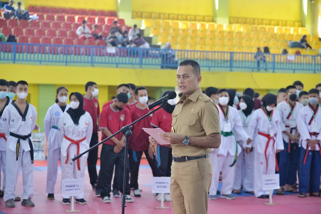 Buka Kejuaraan Taekwondo Tingkat Provinsi, Wagubsu Untuk Persiapan PON 2024