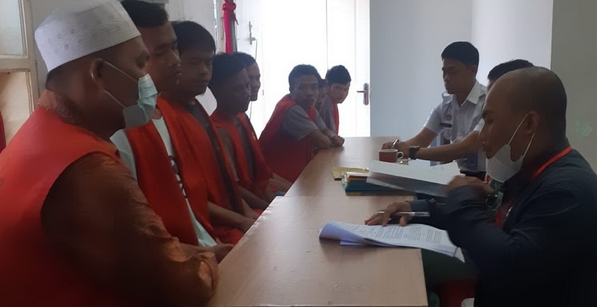 Hakim Pengawas Pengadilan Negeri Mandailing Natal (PN Madina) melakukan kunjungan ke Lembaga Pemasyarakatan (Lapas) Kelas IIB Panyabungan