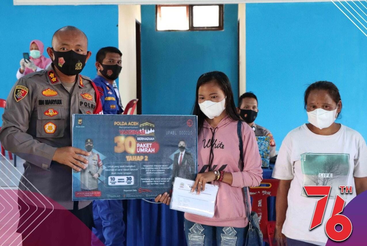 Dua Warga Aceh Singkil Dapat Undian Umroh Gratis dari Polda