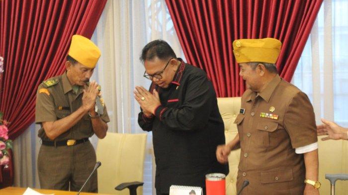 Legiun Veteran Republik Indonesia (LVRI), Markas Daerah Sumatera Utara berkunjung ke DPRD Sumatera Utara, Senin (30/1/2021)