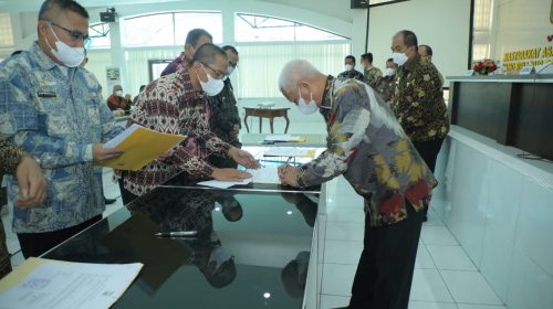 Bupati Asahan Tandatangani PK OPD dan Kecamatan Tahun 2022