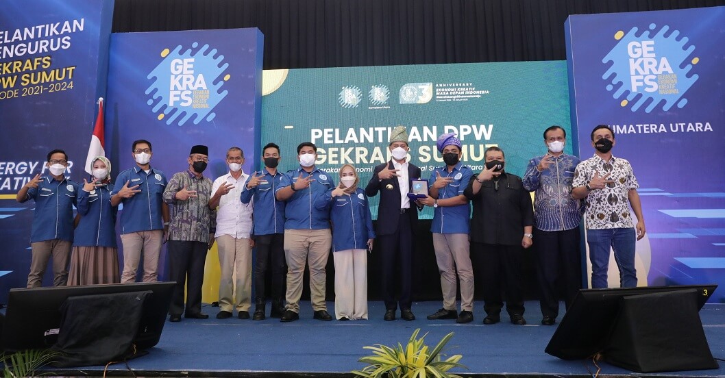 DPW Gekrafs Sumut Dilantik, Musa Rajekshah Harapkan Ekraf Sumut Tumbuh dan Berinovasi