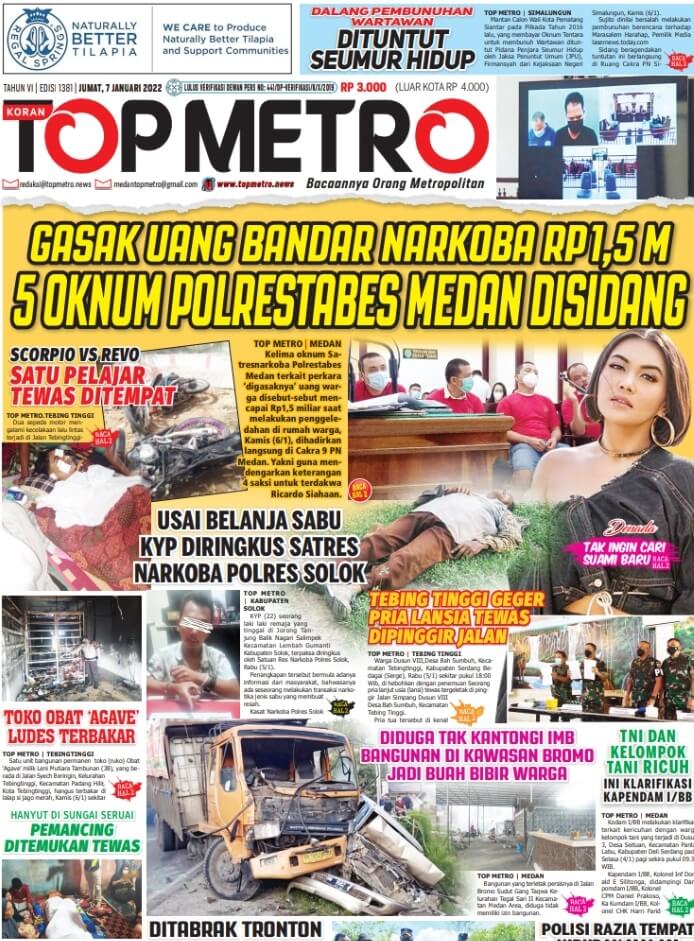 Epaper Top Metro Edisi 1381, Tanggal 7 Desember 2022