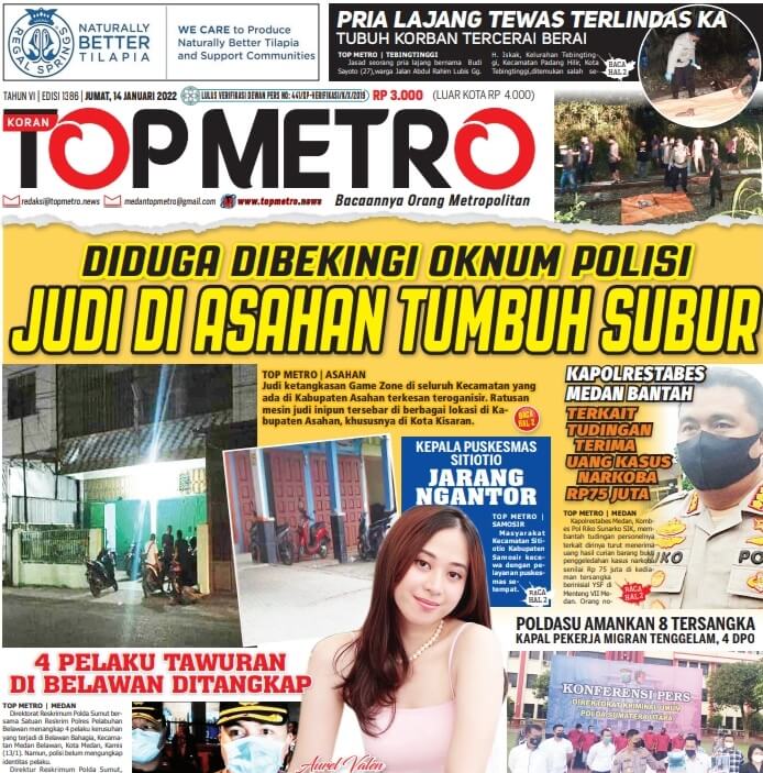 Epaper Top Metro Edisi 1386 Tanggal 14 Januari 2022