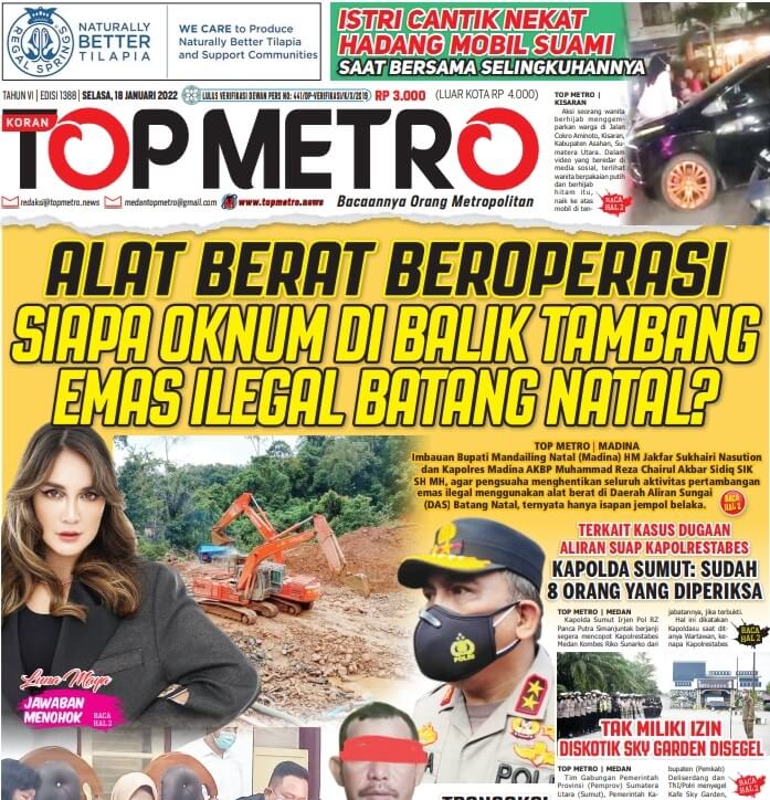 Epaper Top Metro Edisi 1388 Tanggal 18 Januari 2022