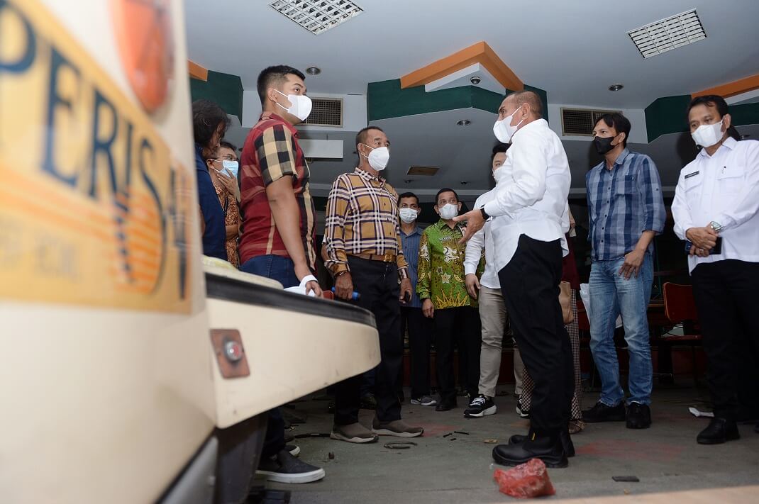 Gubsu Tinjau Arena Bowling Eks Perisai Plaza Medan, Persiapan PON 2024